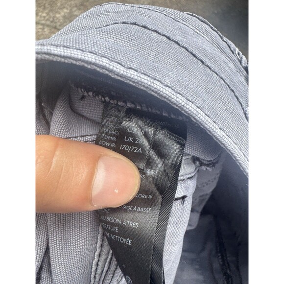 Anthropology Pilcro The Wanderer Low Rise Straight Leg Size 28 Khaki Gray Pants - Picture 4 of 6